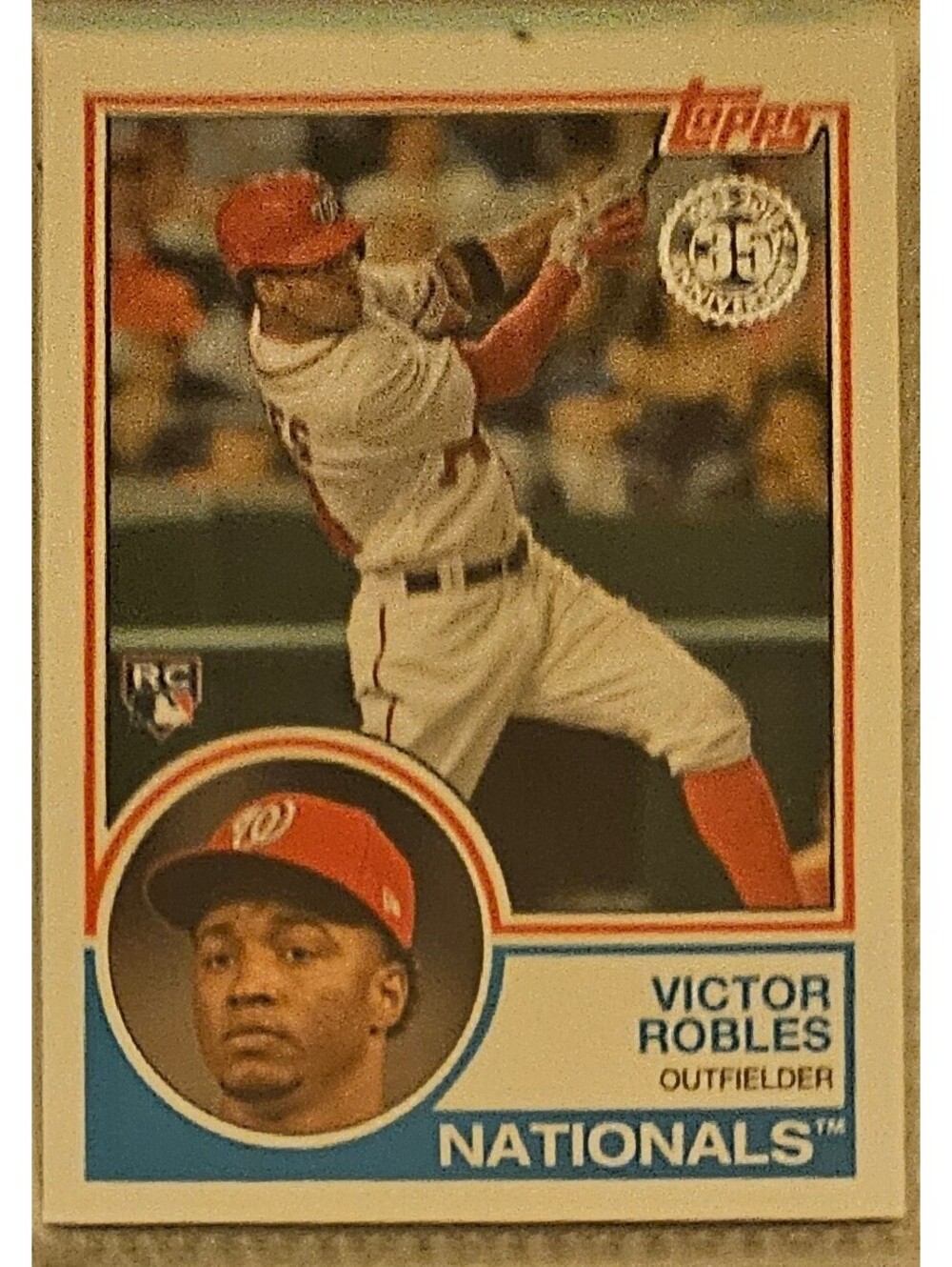 Victor Robles 2018 TOPPS SERIES 2 1983 TOPPS ROOKIE CARD #83-21 NATIONALS